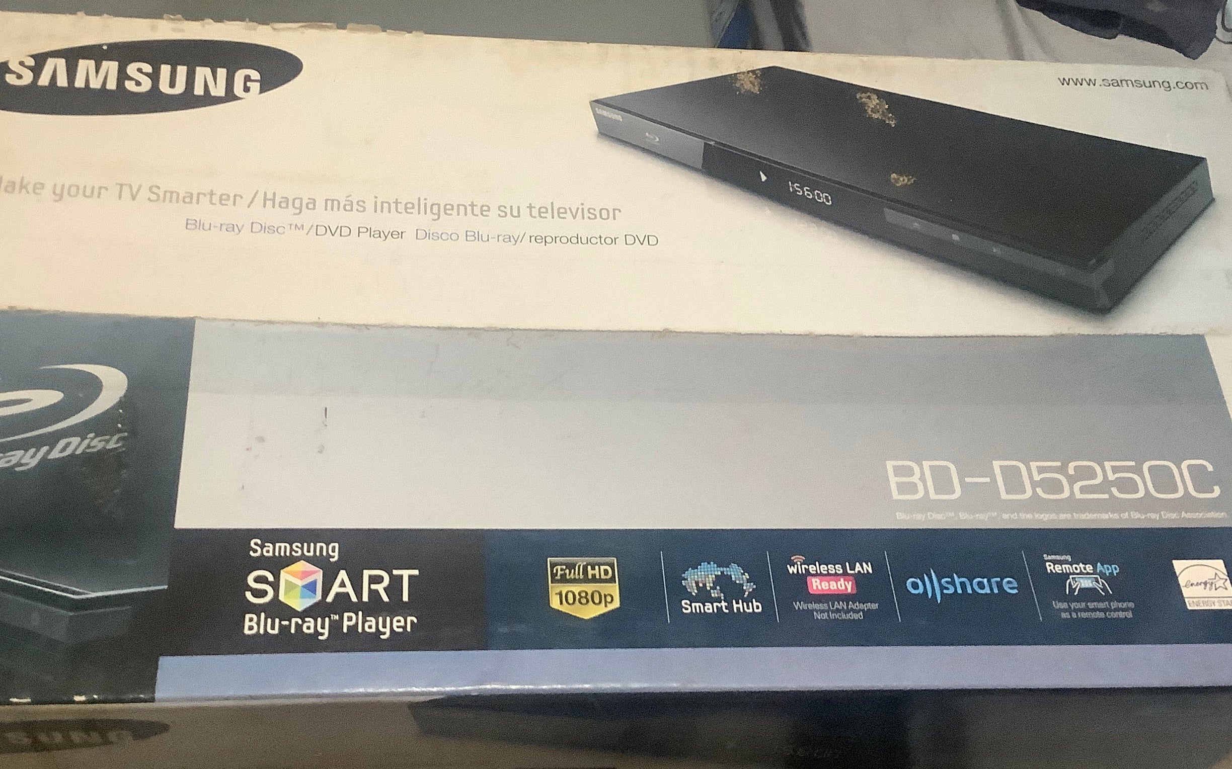 Samsung Blu Ray Disc DVD Player BD-D525OC (Refurbished)