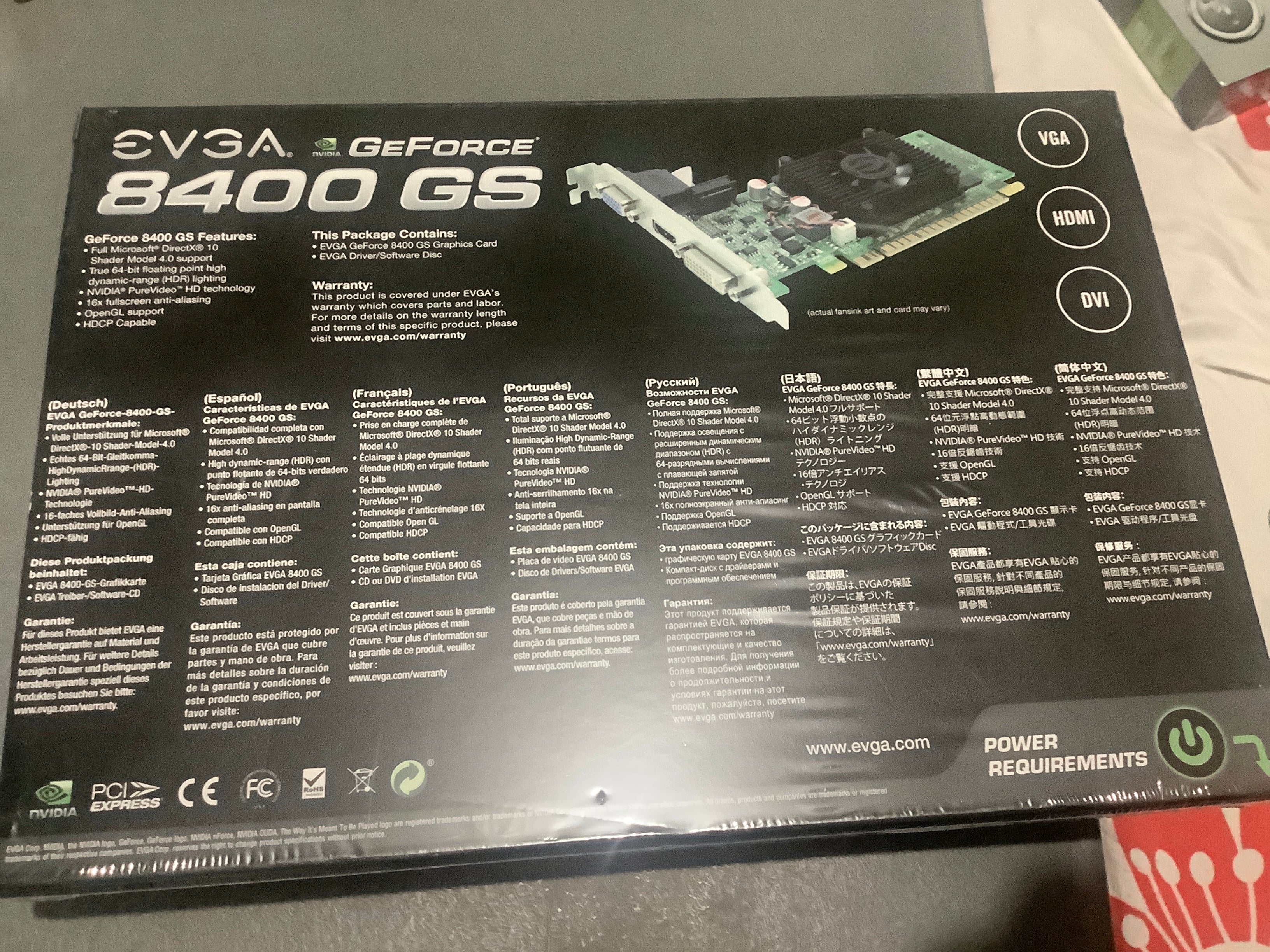 NVIDIA GEFORCE 8400 GS 512 MB DDR3