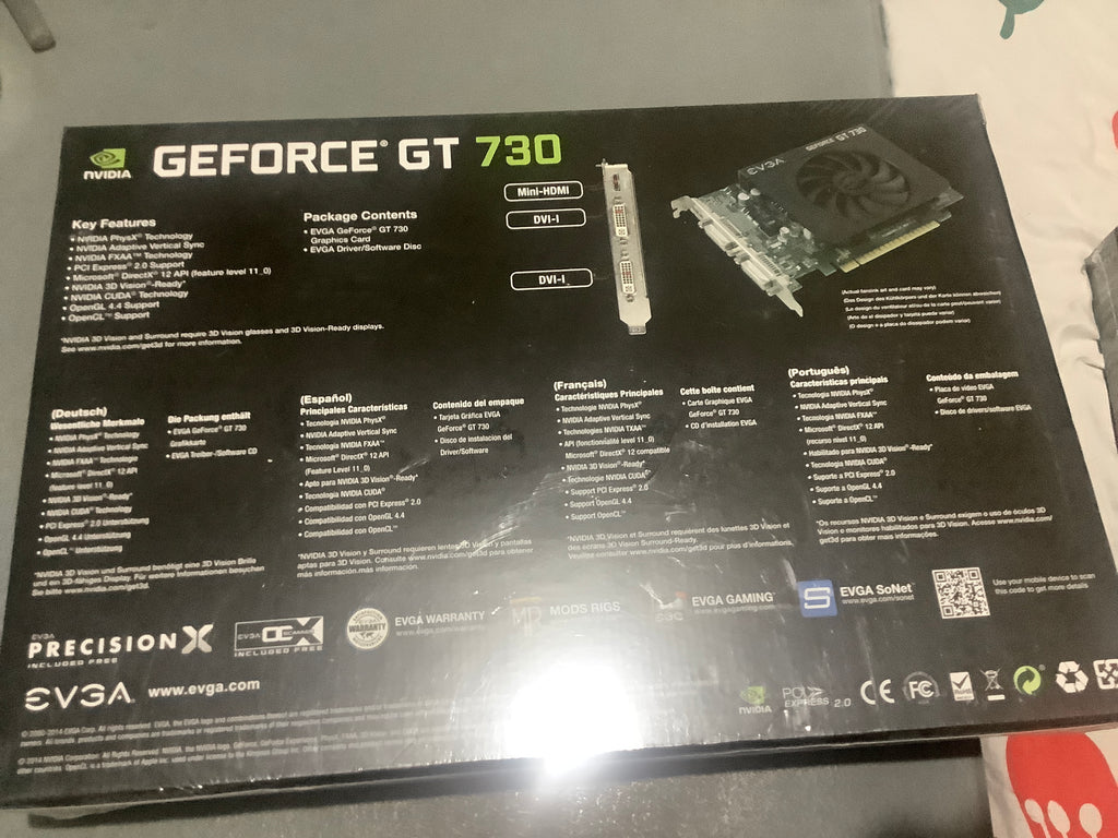 EVGA GEFORCE GT 730 1GB DDR3