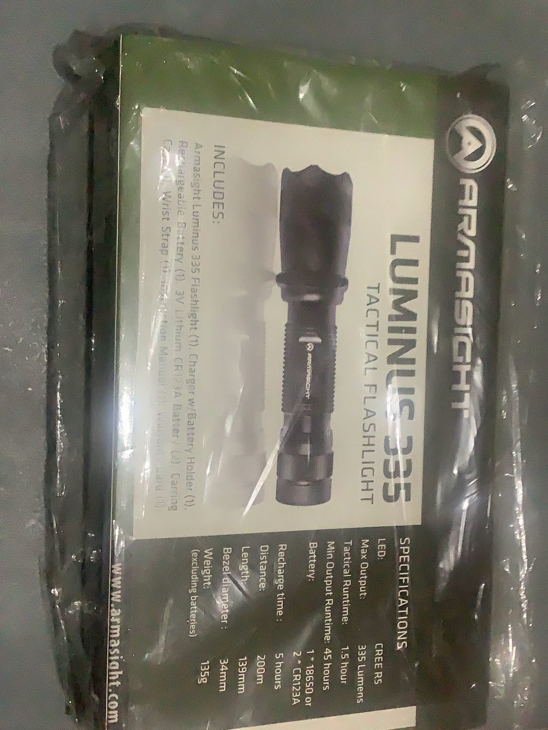 Armasight Luminus 335 Tactical Flashlight