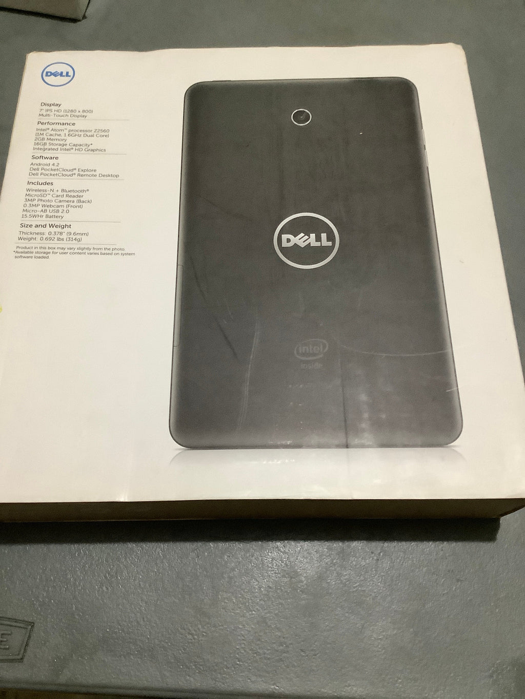 Dell Venue 7 Model 3730